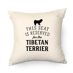 Reserved for the Tibetan Terrier Cushion