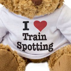 I Love Train Spotting - Teddy Bear