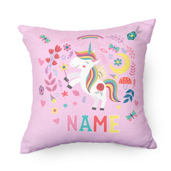 Personalised unicorn cushion for kids