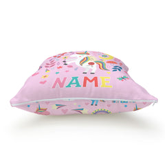 Personalised unicorn cushion for kids