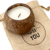 WE'LL MISS YOU - Toasted Coconut Bowl Candle – Soy Wax - Gift Present