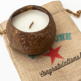 Well Done Congratulations - Toasted Coconut Bowl Candle – Soy Wax - Gift Present