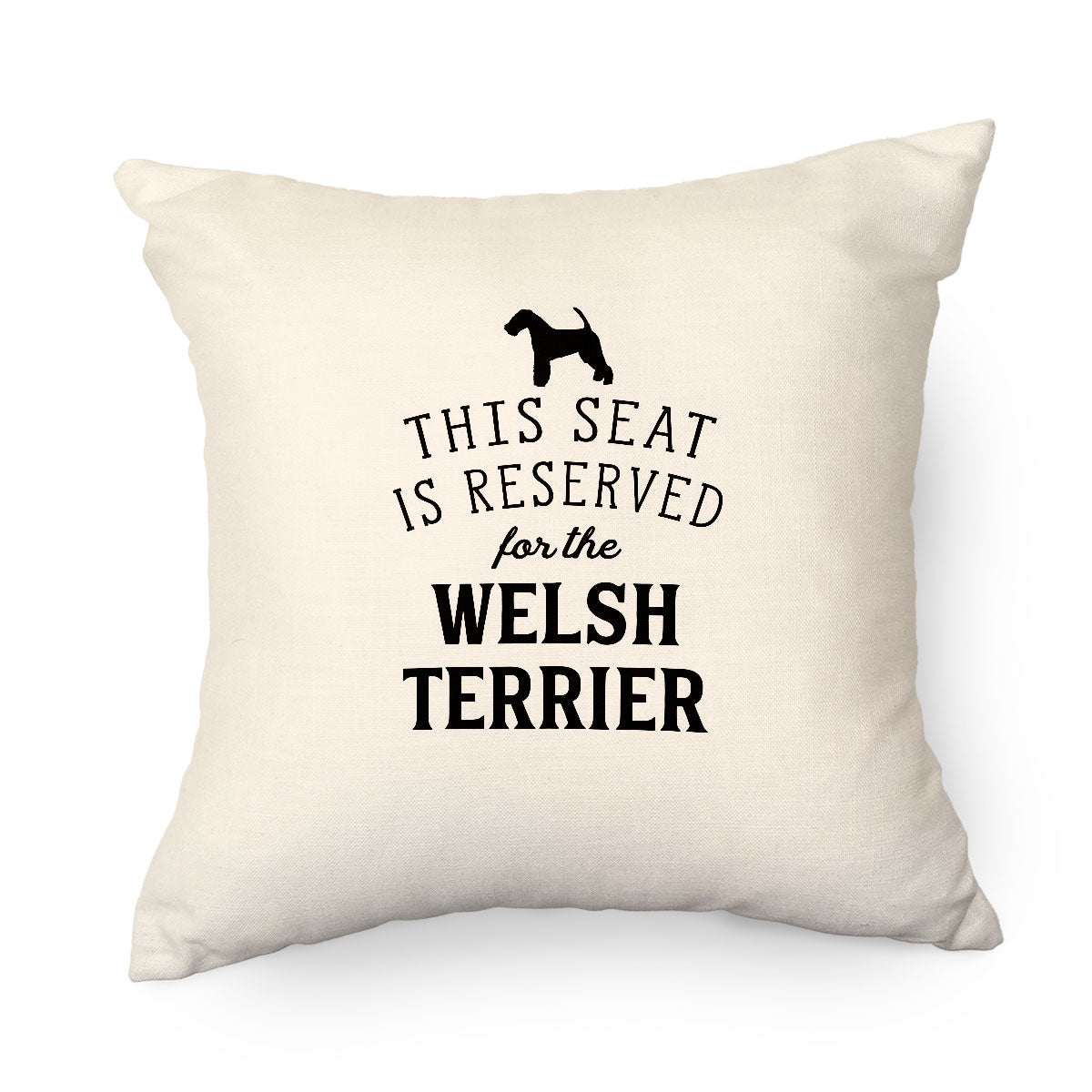 Reserved for the Welsh Terrier Cushion