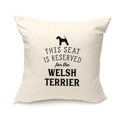 Reserved for the Welsh Terrier Cushion