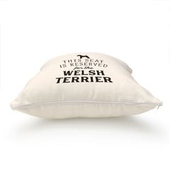 Reserved for the Welsh Terrier Cushion