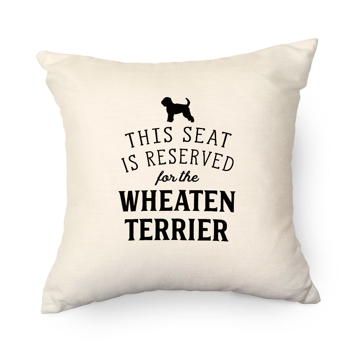 Reserved for the Wheaten Terrier Cushion