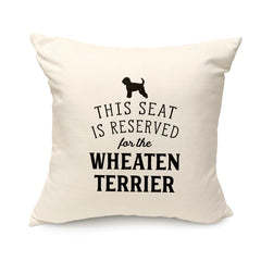 Reserved for the Wheaten Terrier Cushion