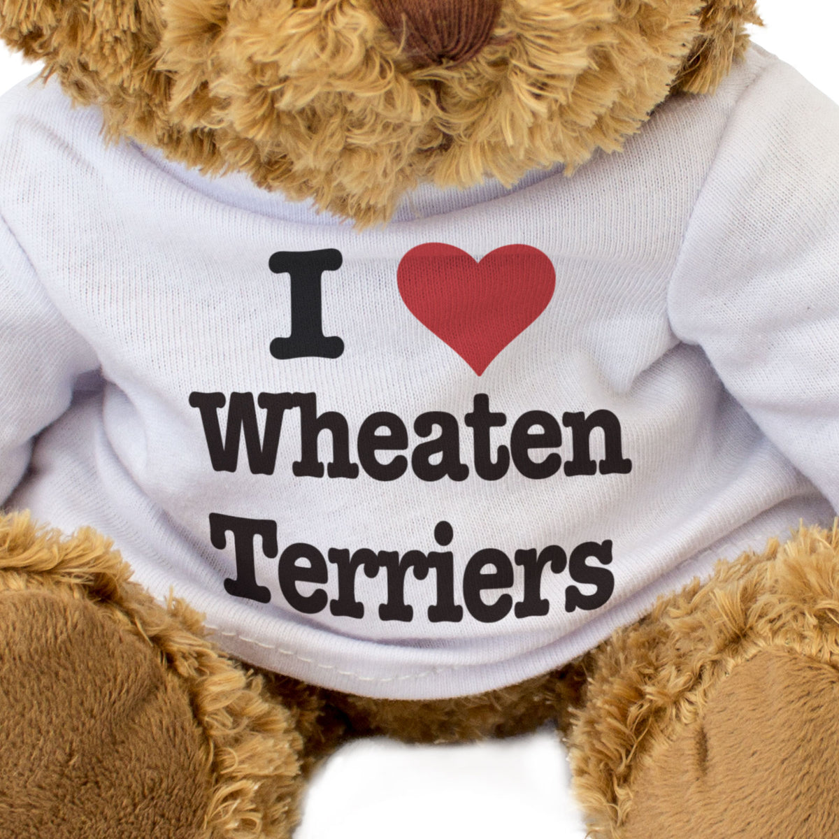 I Love Wheaten Terriers - Teddy Bear