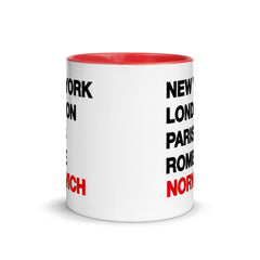 NORWICH New York London Rome Paris - Mug - Funny Gift Present for Someone from Norwich