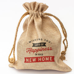 WISHING YOU LOTS OF HAPPINESS IN YOUR NEW HOME - Toasted Coconut Bowl Candle – Soy Wax - Gift Present