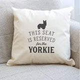 Reserved for the Yorkie Cushion